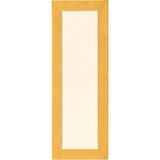 Roumélie Orientale Amber Shine Işlemeli Hardal Sarısı Krem Pamuklu Runner 150 x 50 cm - Sarı - Krem - Standart