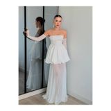 ROUPAS COLLECTİON Ophelia Korse Detaylı Tül Elbise