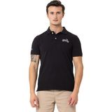 Routefield Pads Erkek Polo Tişört - Siyah