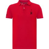 Routefield Punk Erkek Polo Tişört - Bordo - S