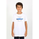 ROUTEFIELD RFKTHRU23 Thru Kids Erkek Çocuk Tişört - Beyaz - 4 - 5 Yaş