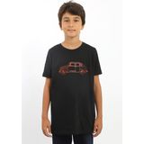 ROUTEFIELD RFKTRUTH22 Truth Kids Erkek Çocuk Tişört - Siyah - 8 - 9 Yaş