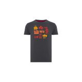 ROUTEFIELD Timer Erkek Gri Tişört ERKEK T-SHIRT RFTIMER23