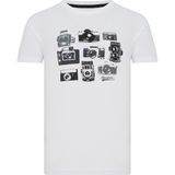 ROUTEFIELD Timer T-Shirt Beyaz Erkek T-Shirt RFTIMER23-10