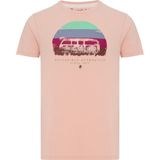Routefield Trav Erkek T-shirt RFTRAV23-POW - Pudra