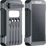 Rova PWS617 10.000 Mah Güneş Enerjili Powerbank ve Taşınabilir Şarj Cihazı - Gri