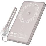 Rova RV-PWS629A 5000 Mah 20W Pd Hızlı Şarj Destekli Mini Kablosuz Powerbank – Akıllı Saat Uyumlu - Gold