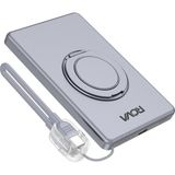 Rova RV-PWS629G 5000 Mah 20W Pd Hızlı Şarj Destekli Mini Kablosuz Powerbank – Akıllı Saat Uyumlu - Gri