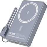 Rova RV-PWS630 10000 Mah 20W Pd Hızlı Şarj Destekli Kablosuz Powerbank – Akıllı Saat Şarj Özellikli - Gri