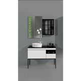 Rovalli Carbon Banyo Dolabı Seti - Beyaz Ceviz