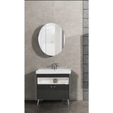 Rovalli Ronda Banyo Dolabı - Gri - Banyo dolabı seti