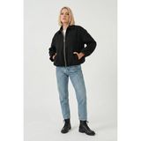 Rovebella Black Edit Kaşe Mont - Siyah - XL
