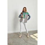 Rovebella Patchwork Kot Ceket - Çok Renkli - S