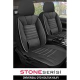 Rover 800 Hatchback 827 Vitesse (Xs) Cat (169 Hp) 1988 Uyumlu Deri Stone Oto Kılıfı Tam Set Beyaz