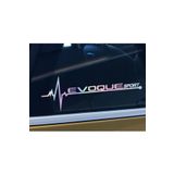Rover Evoque Yan Cam Sticker Oto Kapı 20 Cm X 7 Cm Holo-Chroma