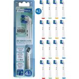 Rovexa 3D Maxcare - 3 Boyutlu Temiizlik Oral B Şarjlı Diş Fırçası Yedek Başlığı - 16lı Paket