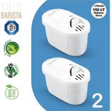 Rovexa Brita Maxtra+ Pro Uyumlu Purepro Su Arıtma Surahi Filtresi 2 Adet