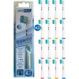 Rovexa Comfy - Klasik Yumuşak Oral B Şarjlı Diş Fırçası Yedek Başlığı - 16 Adet Yedek Başlık