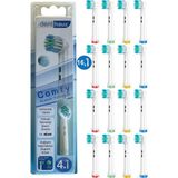 Rovexa Comfy - Klasik Yumuşak Oral B Şarjlı Diş Fırçası Yedek Başlığı - 16lı Paket