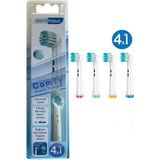 Rovexa Comfy - Klasik Yumuşak Oral B Şarjlı Diş Fırçası Yedek Başlığı - 4lü Paket