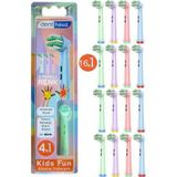 Rovexa Kids Fun - Çocuklara Özel Extra yumuşak Oral B Şarjlı Diş Fırçası Yedek Başlığı - 16'lı Yedek Başlık R22O825VEXA308