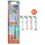 Rovexa Kids Fun - Çocuklara Özel Extra Yumuşak Oral B Şarjlı Diş Fırçası Yedek Başlığı - 4'lü Yedek Başlık