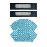 Rovexa Midea M7 Robot Süpürge Uyumlu 2 Adet Hepa Filtre 2 Adet Mop Fiber Paspas Y2608RVEXA1548