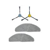 Rovexa Midea M8+ Robot Süpürge Uyumlu 2 Adet Yan Fırça 2 Adet Mop Fiber Paspas Y2608RVEXA1606