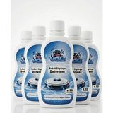 Rovexa Robot Süpürge Deterjanı & Mop Temizleme Sıvısı 500 ml x 5 250 Kullanım - Beyaz Sabun Temizlik Suyu - 500ML x 5
