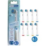 Rovexa Sensetive - Ekstra Yumuşak Oral B Şarjlı Diş Fırçası Yedek Başlığı - 8 Adet Yedek Başlık R22O825VEXA322