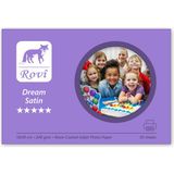 Rovi Dream Satin 240gsm Fotoğraf Kağıdı 10x15 50 Yaprak Su Geçirmez ve Hızlı Kuruyan