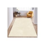 Rovigo Dijital Baskı Yıkanabilir Kaymaz Taban Salon Halısı, Krem Rengi, 120 x 180