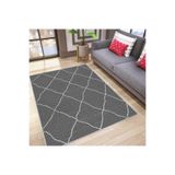 Rovigo Dijital Baskı Yıkanabilir Kaymaz Taban Salon Halısı Rvg0006-sd539, Gri, 180 x 300