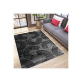 Rovigo Dijital Baskı Yıkanabilir Kaymaz Taban Salon Halısı Rvg0019-sd849, Gri, 180 x 250