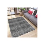 Rovigo Dijital Baskı Yıkanabilir Kaymaz Taban Salon Halısı Rvg0024-sd877, Gri, 50 x 80