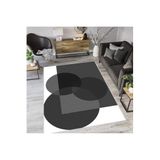 Rovigo Dijital Baskı Yıkanabilir Kaymaz Taban Salon Halısı Rvg0066-sd933, Gri, 180 x 250