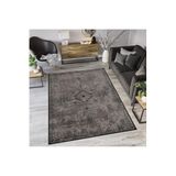 Rovigo Dijital Baskı Yıkanabilir Kaymaz Taban Salon Halısı Rvg0069-sd957, Gri, 120 x 180