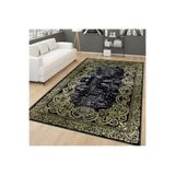 Rovigo Dijital Baskı Yıkanabilir Kaymaz Taban Salon Halısı Rvg0079-sd786, Siyah, 160 x 300