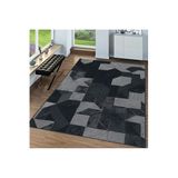 Rovigo Dijital Baskı Yıkanabilir Kaymaz Taban Salon Halısı Rvg0080-sd818, Siyah, 180 x 300