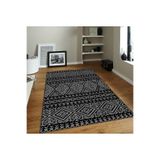 Rovigo Dijital Baskı Yıkanabilir Kaymaz Taban Salon Halısı Rvg0082-sd840, Siyah, 160 x 300