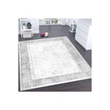 Rovigo Dijital Baskı Yıkanabilir Kaymaz Taban Salon Halısı Rvg0119-sd664, Beyaz, 180 x 250