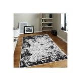 Rovigo Dijital Baskı Yıkanabilir Kaymaz Taban Salon Halısı Rvg0124-sd896, Beyaz, 180 x 300