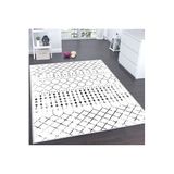 Rovigo Dijital Baskı Yıkanabilir Kaymaz Taban Salon Halısı Rvg0135-sd1170, Beyaz, 160 x 300