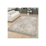 Rovigo Dijital Baskı Yıkanabilir Kaymaz Taban Salon Halısı Rvg0136-sd419, Bej, 120 x 180