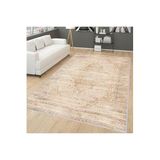 Rovigo Dijital Baskı Yıkanabilir Kaymaz Taban Salon Halısı Rvg0137-sd420, Bej, 180 x 250