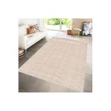 Rovigo Dijital Baskı Yıkanabilir Kaymaz Taban Salon Halısı Rvg0150-sd376, Bej, 50 x 80