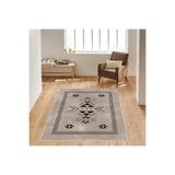 Rovigo Dijital Baskı Yıkanabilir Kaymaz Taban Salon Halısı Rvg0159-sd858, Kahverengi, 180 x 300