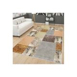 Rovigo Dijital Baskı Yıkanabilir Kaymaz Taban Salon Halısı Rvg0164-sd1149, Kahverengi, 180 x 250