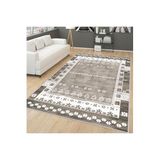 Rovigo Dijital Baskı Yıkanabilir Kaymaz Taban Salon Halısı Rvg0165-sm23, Kahverengi, 50 x 80