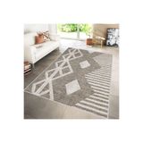 Rovigo Dijital Baskı Yıkanabilir Kaymaz Taban Salon Halısı Rvg0166-sm26, Kahverengi, 120 x 180